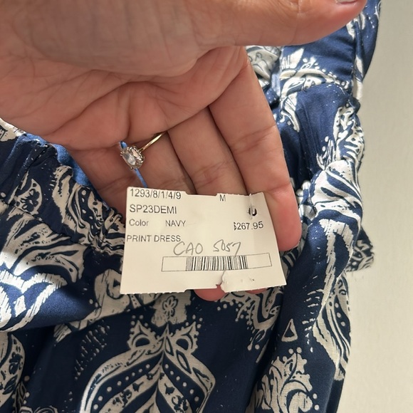 MELISSA NEPTON Demi Maxi Dress In Navy - Picture 4 of 5